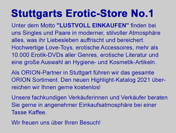 Stuttgarts Erotic-Store No.1