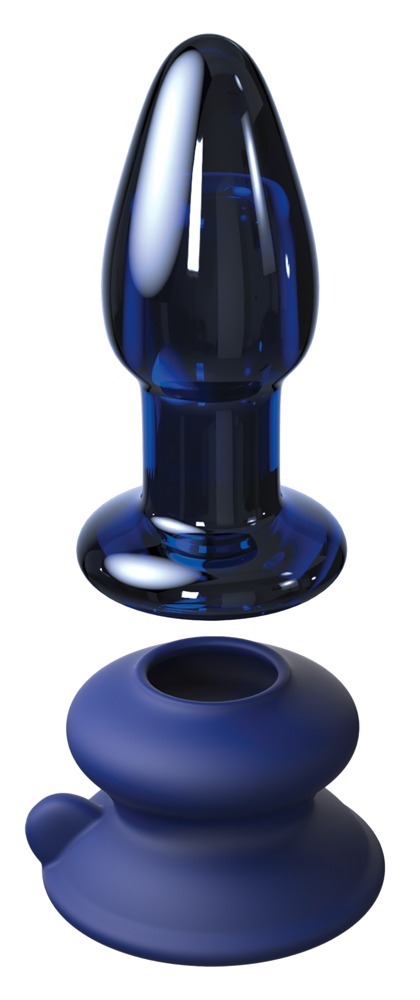 ICICLES  Vibrator „No. 85“ aus Glas mit kabelloser Fernbedienung, 10 Vibrationsmodi,