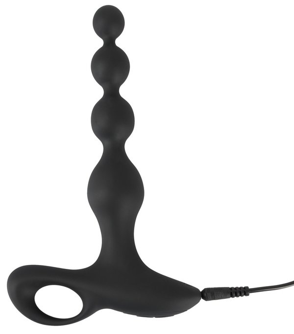 Black Velvets Anal Beads Rechargeable